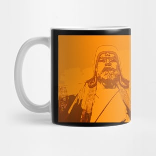 Vaporwave Genghis Khan 4225 Ulaanbaatar Mug